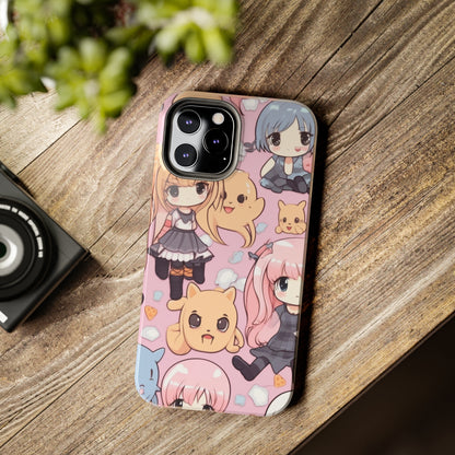 Kawaii Anime Girls: Cute and Adorable Manga Inspired Design - Tough Phone Cases