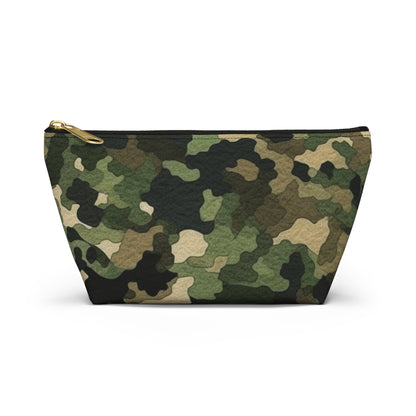 Classic Camo | Camouflage Wrap | Traditional Camo - Accessory Pouch w T-bottom