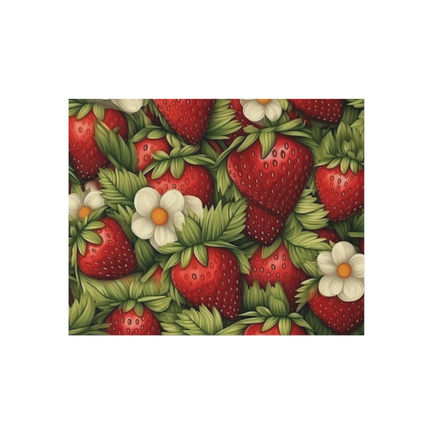 Strawberry Euphoria: The Ultimate Guide to Celebrating Life's Sweetest BerryOutdoor Rug