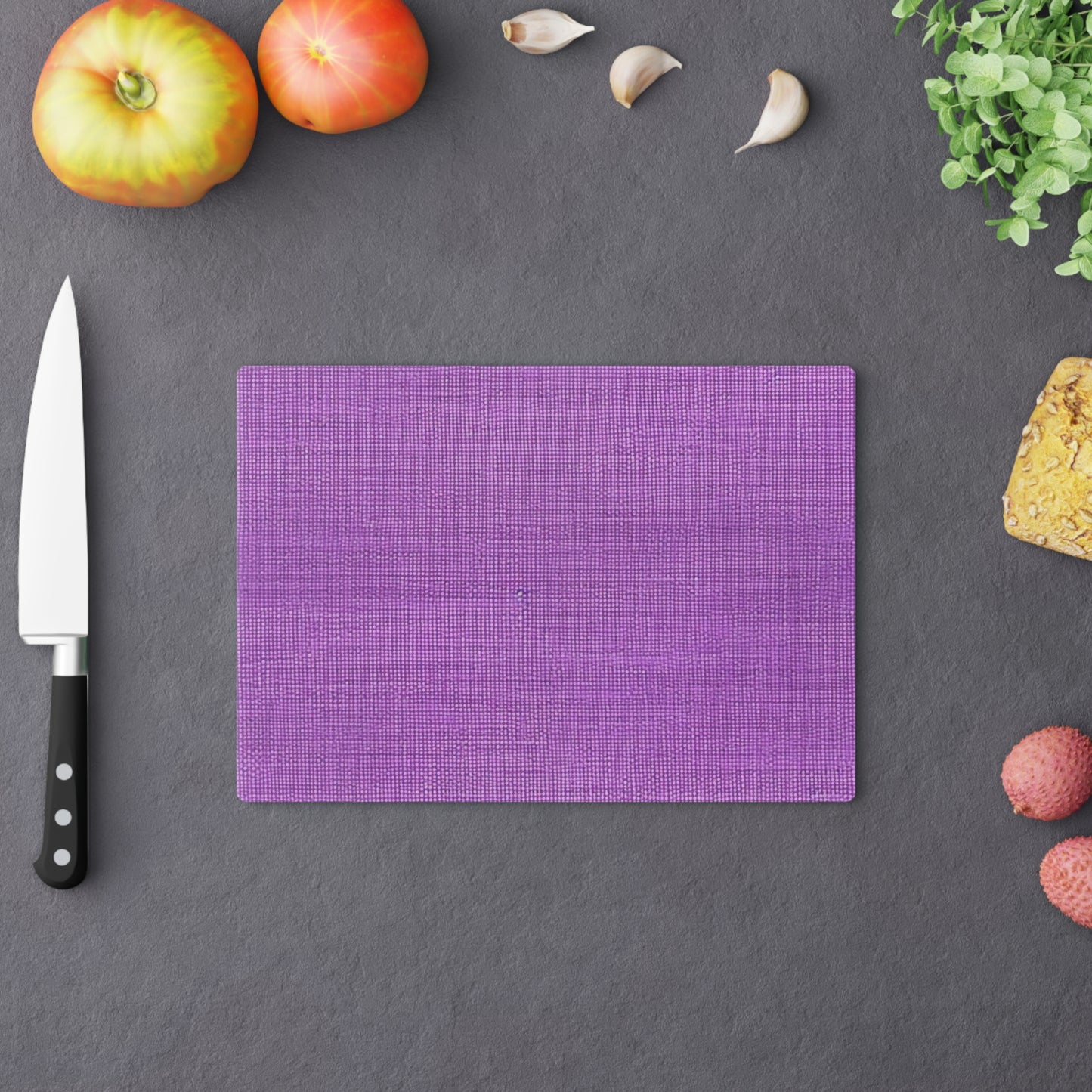 Hyper Iris Orchid Red: Denim-Inspired, Bold Style - Cutting Board