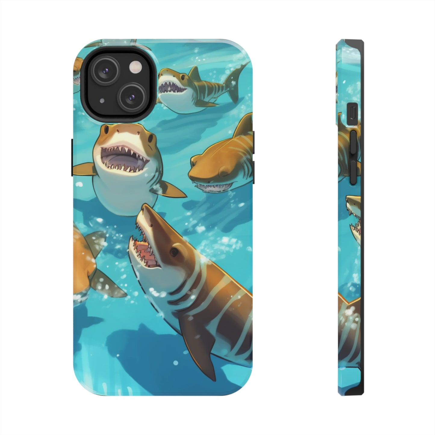 Tiger Shark: Ocean Marine Wildlife - Underwater - Tough Phone Cases