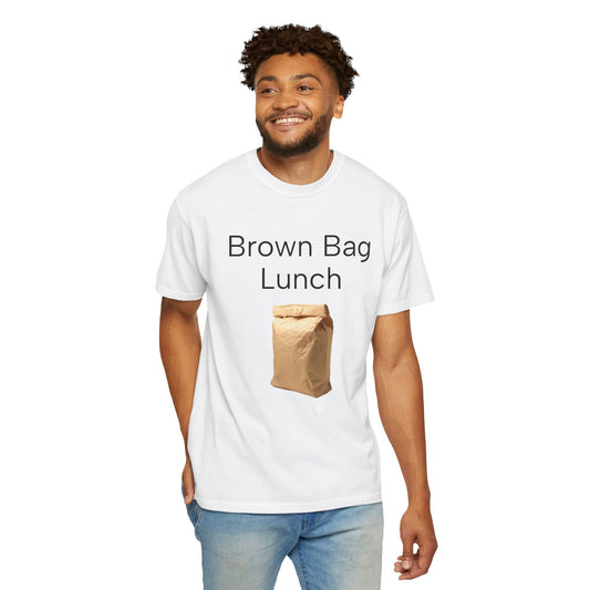 Brown Bag Lunch, Unisex Garment-Dyed T-shirt