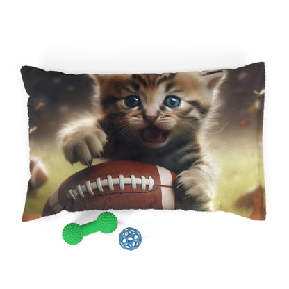 Football Kitten Touchdown: Tabby's Winning Play Sport Game - Dog & Pet Bed