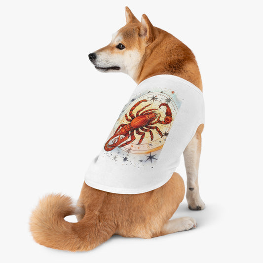 Prickly Scorpio Astrology - Sharp Zodiac Scorpion Celestial Horoscope - Pet Tank Top