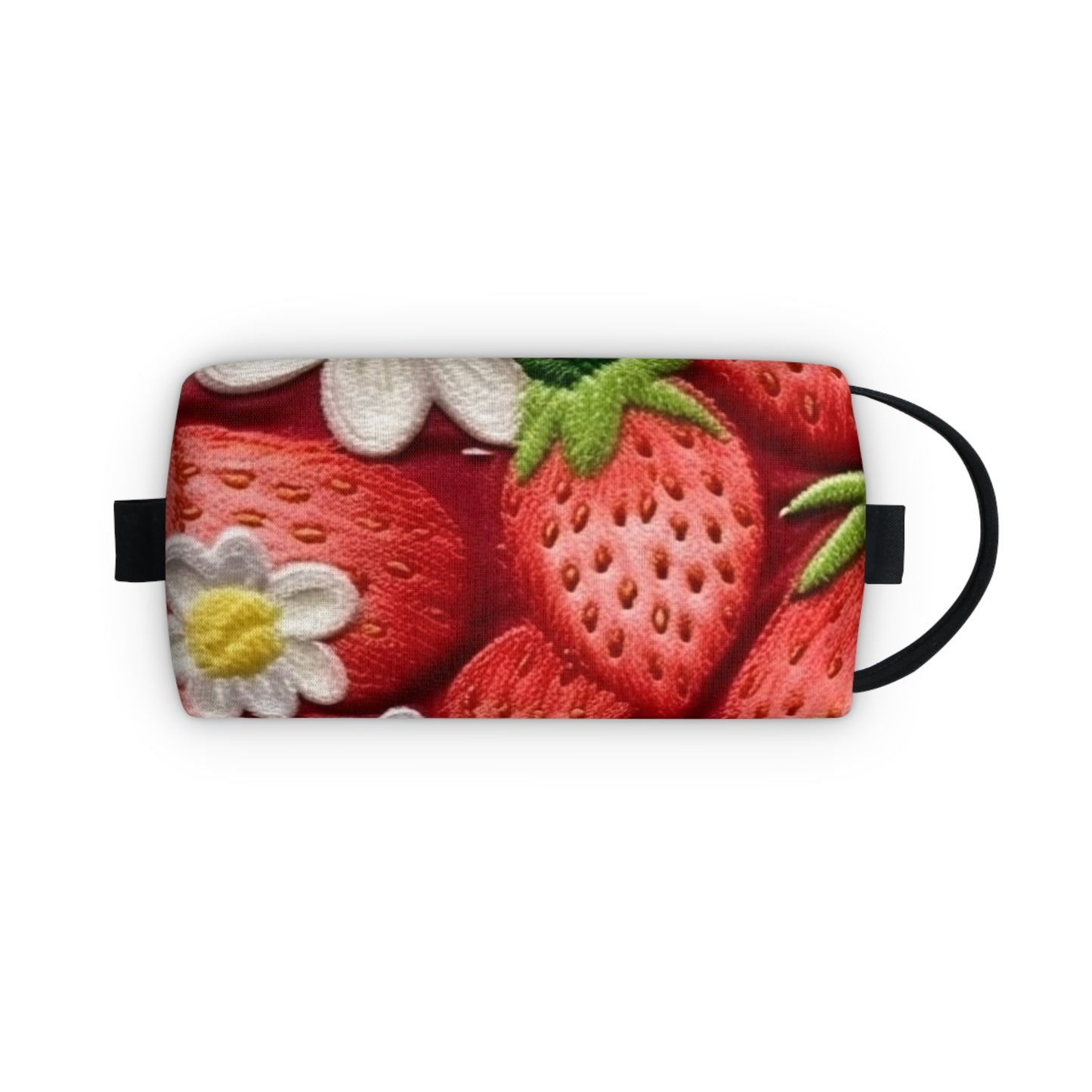 Strawberry Strawberries Embroidery Design - Fresh Pick Red Berry Sweet Fruit - Toiletry Bag