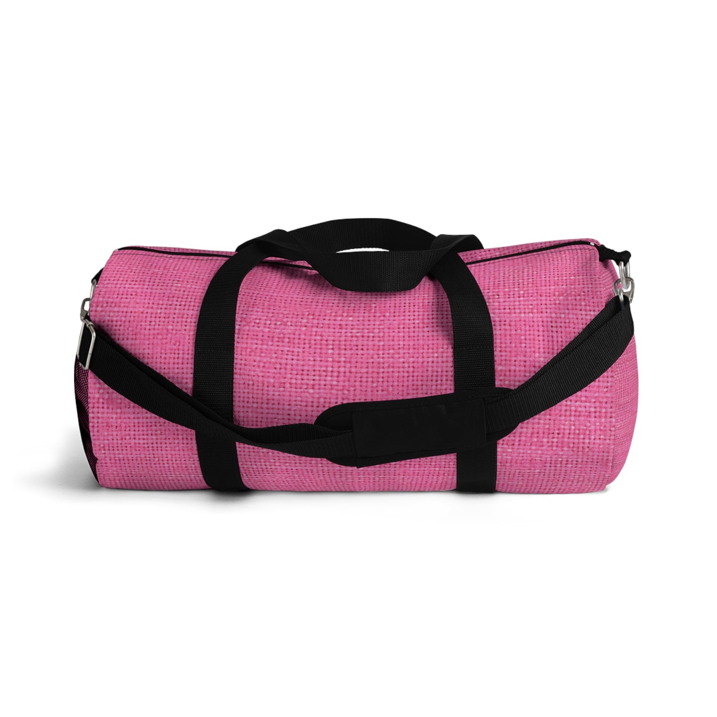 Doll-Like Pink Denim Designer Fabric Style - Duffel Bag