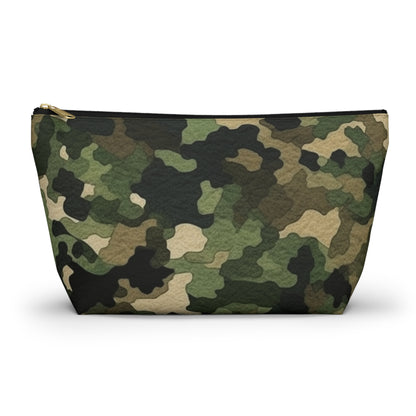 Classic Camo | Camouflage Wrap | Traditional Camo - Accessory Pouch w T-bottom