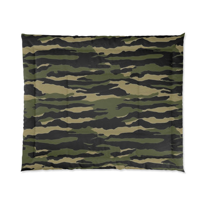 Tiger Stripe Camouflage: Military Style - Comforter