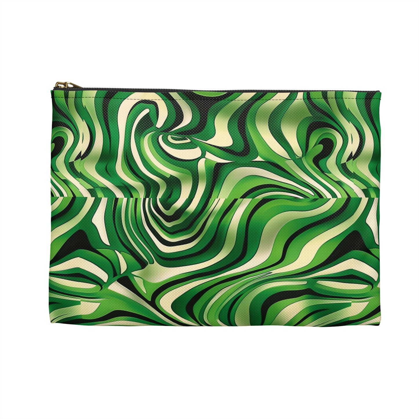 Disco Zebra Green - Accessory Pouch