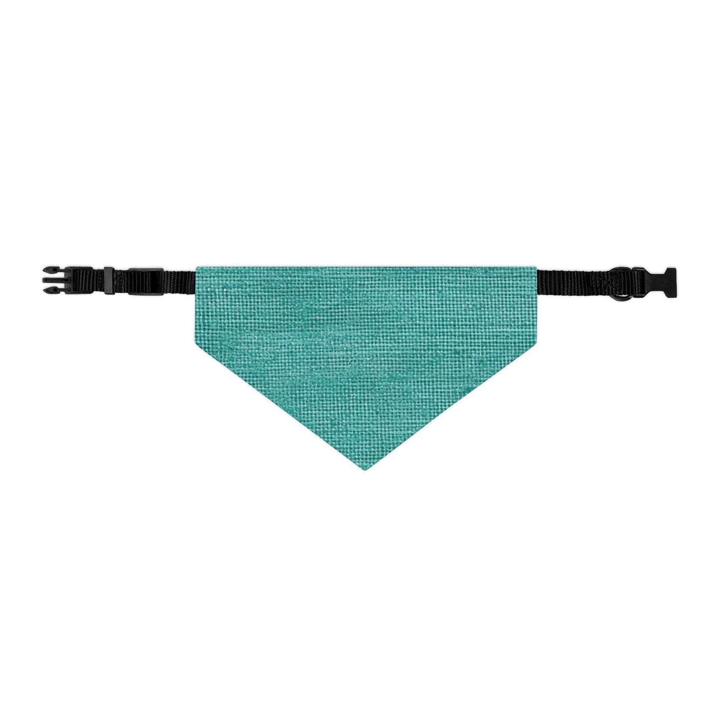 Diseño de tela vaquera color turquesa menta de calidad, material elegante, collar tipo bandana para mascotas 