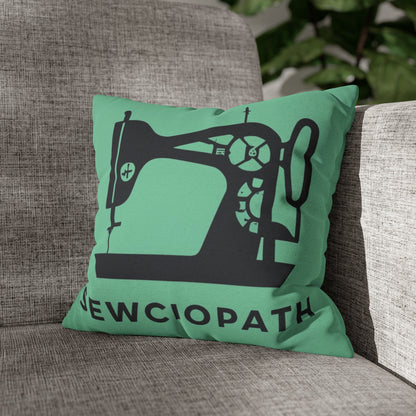 Sewing Sociopath Machine - Spun Polyester Square Pillow Case