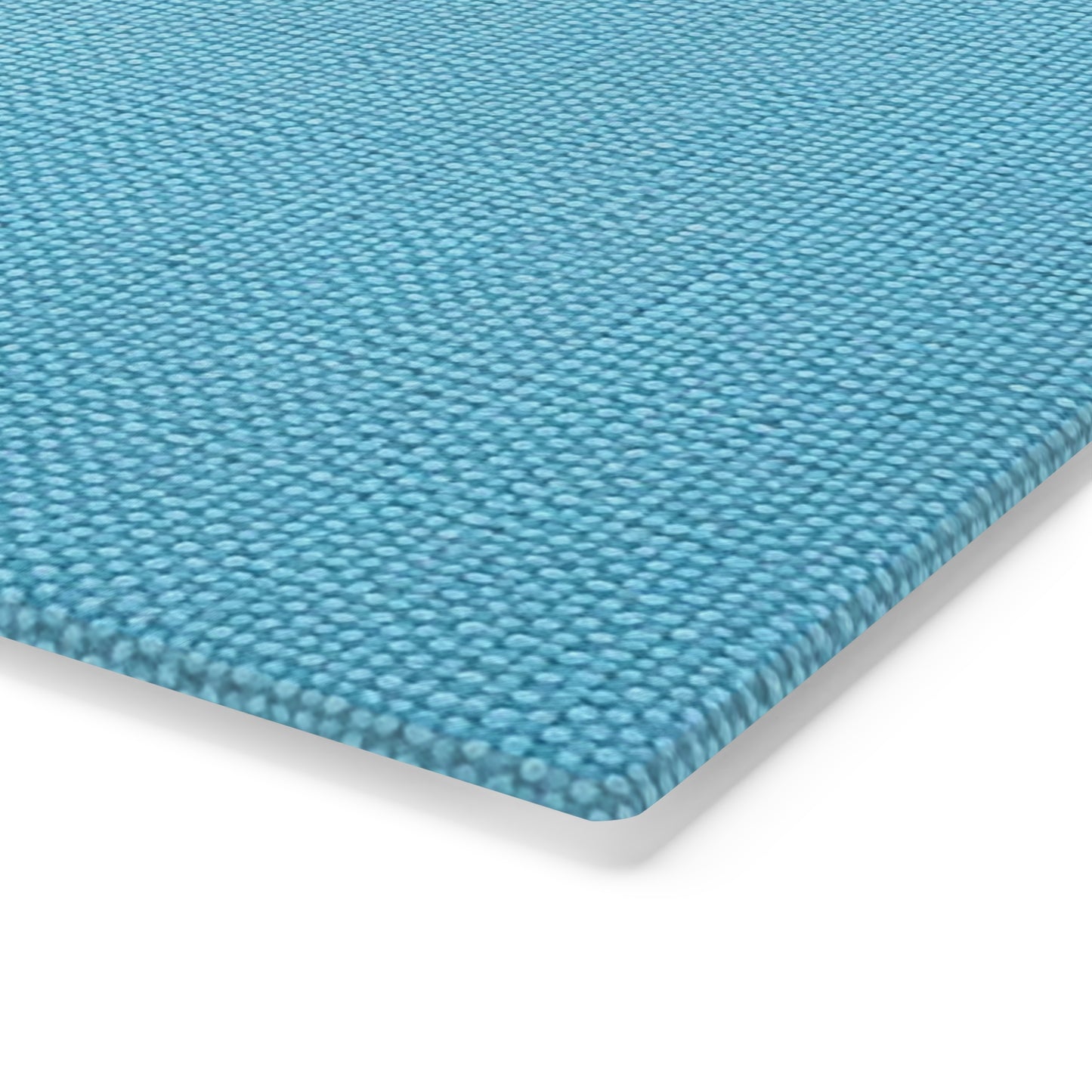 Bright Aqua Teal: Denim-Inspired Refreshing Blue Summer Fabric - Cutting Board