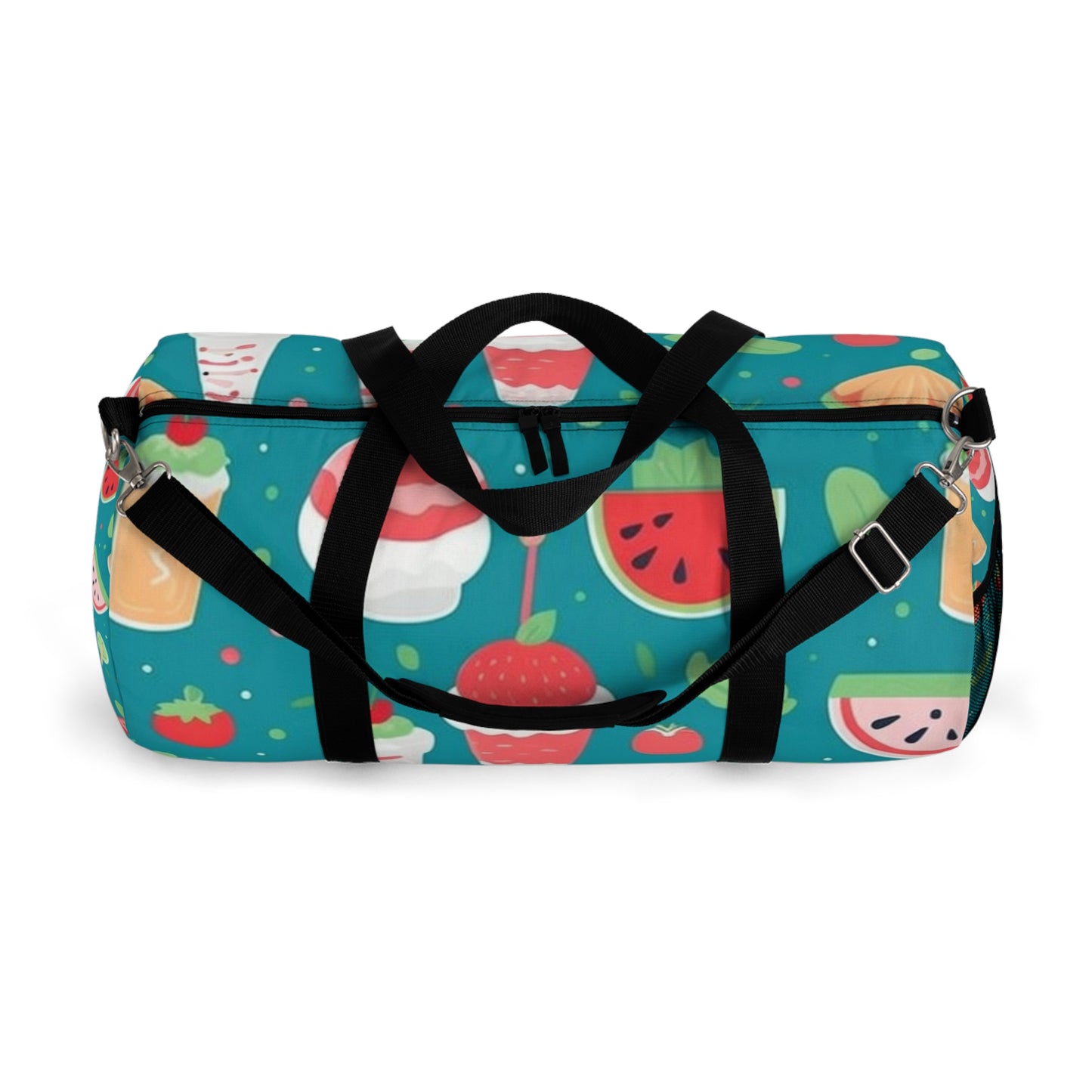 Quirky Summer Food Watermelon Ice Cream Cocktail Pattern Duffel Bag