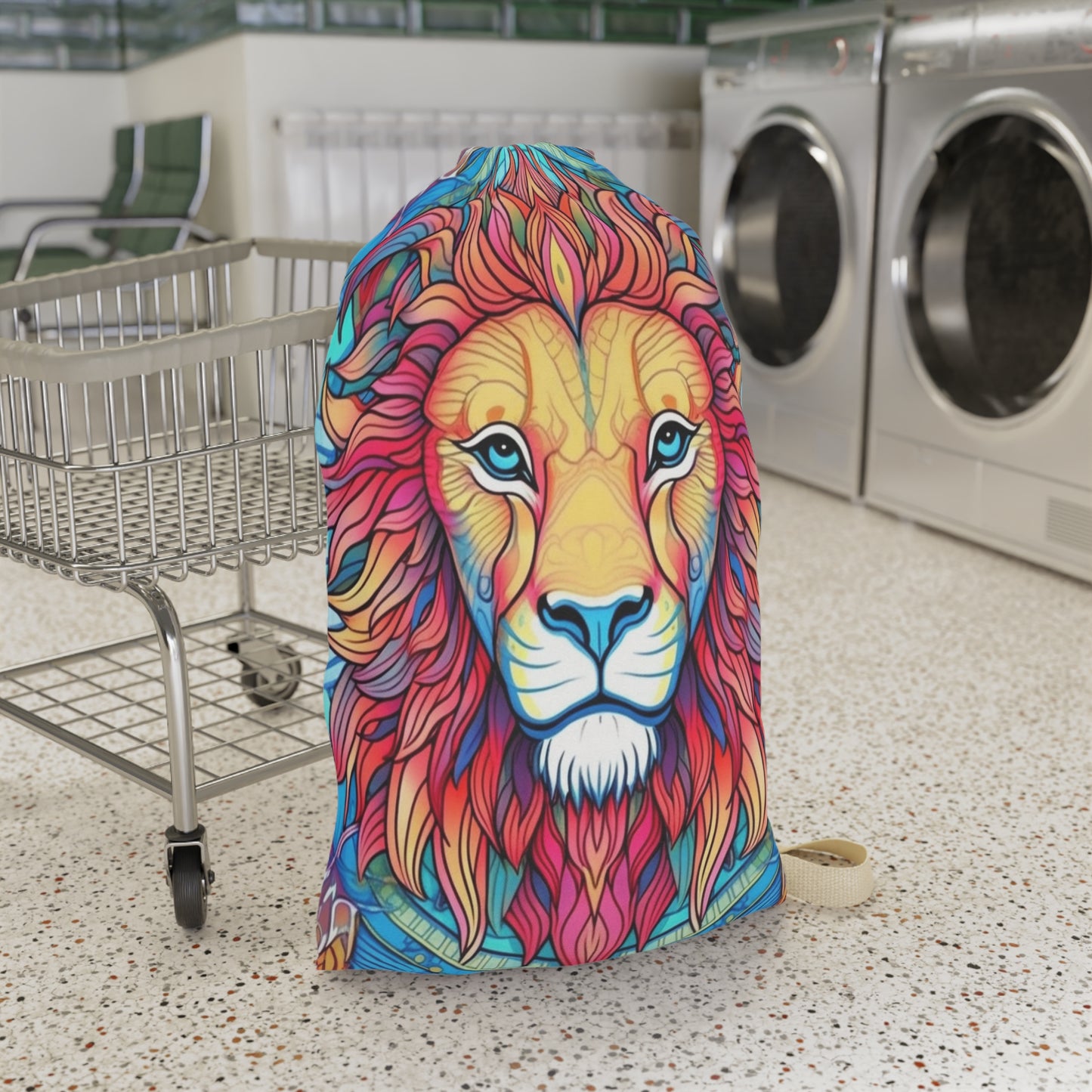 Astrological Leo - Cosmic Zodiac Constellation, Lion Symbol Art - Laundry Bag