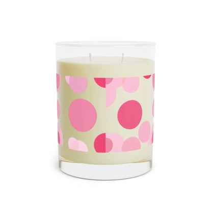 Dot Glass Pink Scented Candle - Full Glass, 11oz