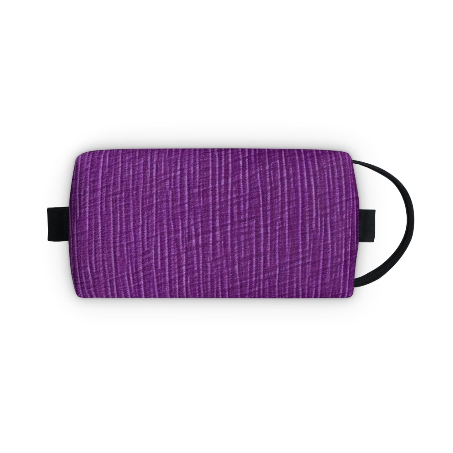 Violet/Plum/Purple: Denim-Inspired Luxurious Fabric - Toiletry Bag