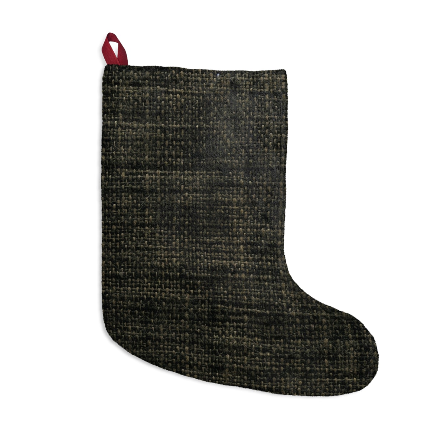 Sophisticated Seamless Texture - Black Denim-Inspired Fabric - Christmas Stockings