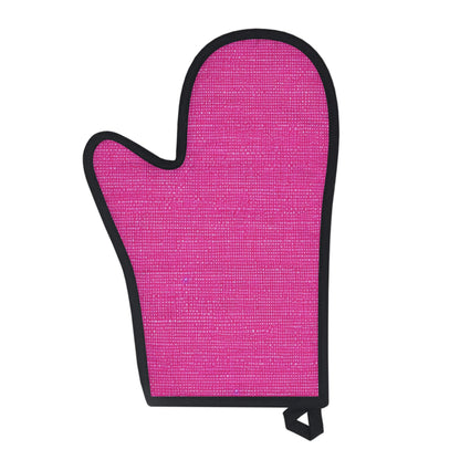 Hot Neon Pink Doll Like: Denim-Inspired, Bold & Bright Fabric - Oven Glove