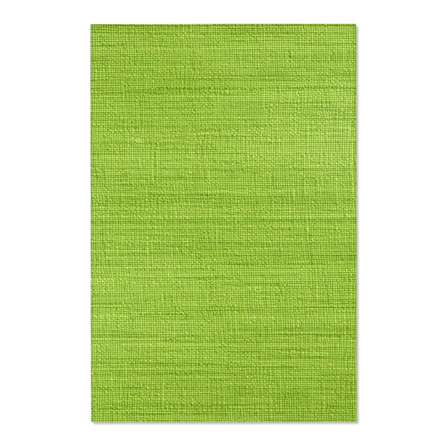 Lush Grass Neon Green: Denim-Inspired, Springtime Fabric Style - Area Rugs