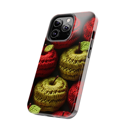 Crochet Apple Amigurumi - Big American Red Apples - Healthy Fruit Snack Design - Tough Phone Cases