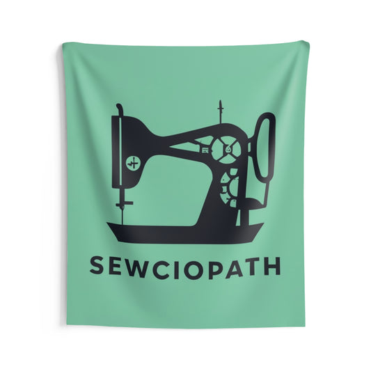 Sewing Sociopath Machine - Indoor Wall Tapestries