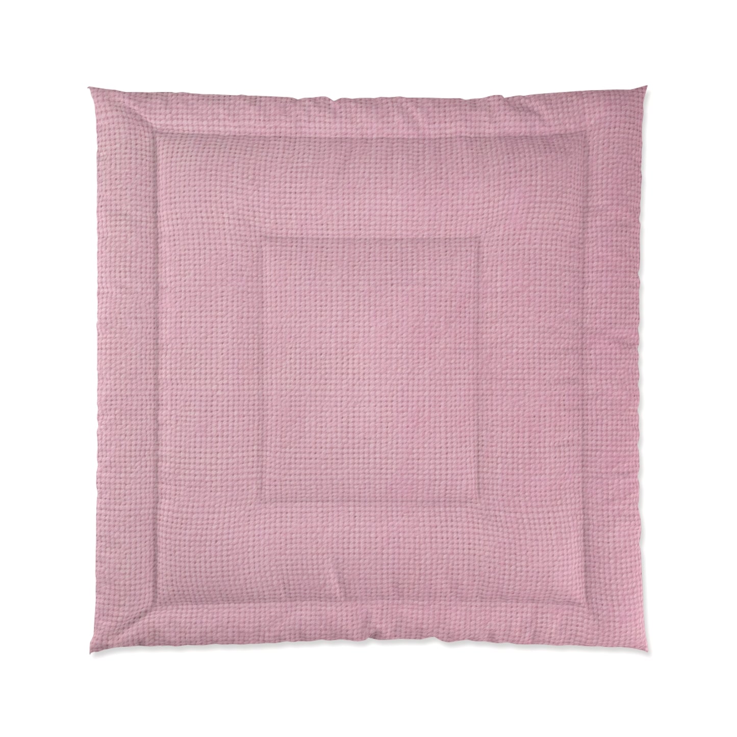 Blushing Garment Dye Pink: Denim-Inspired, Soft-Toned Fabric - Comforter