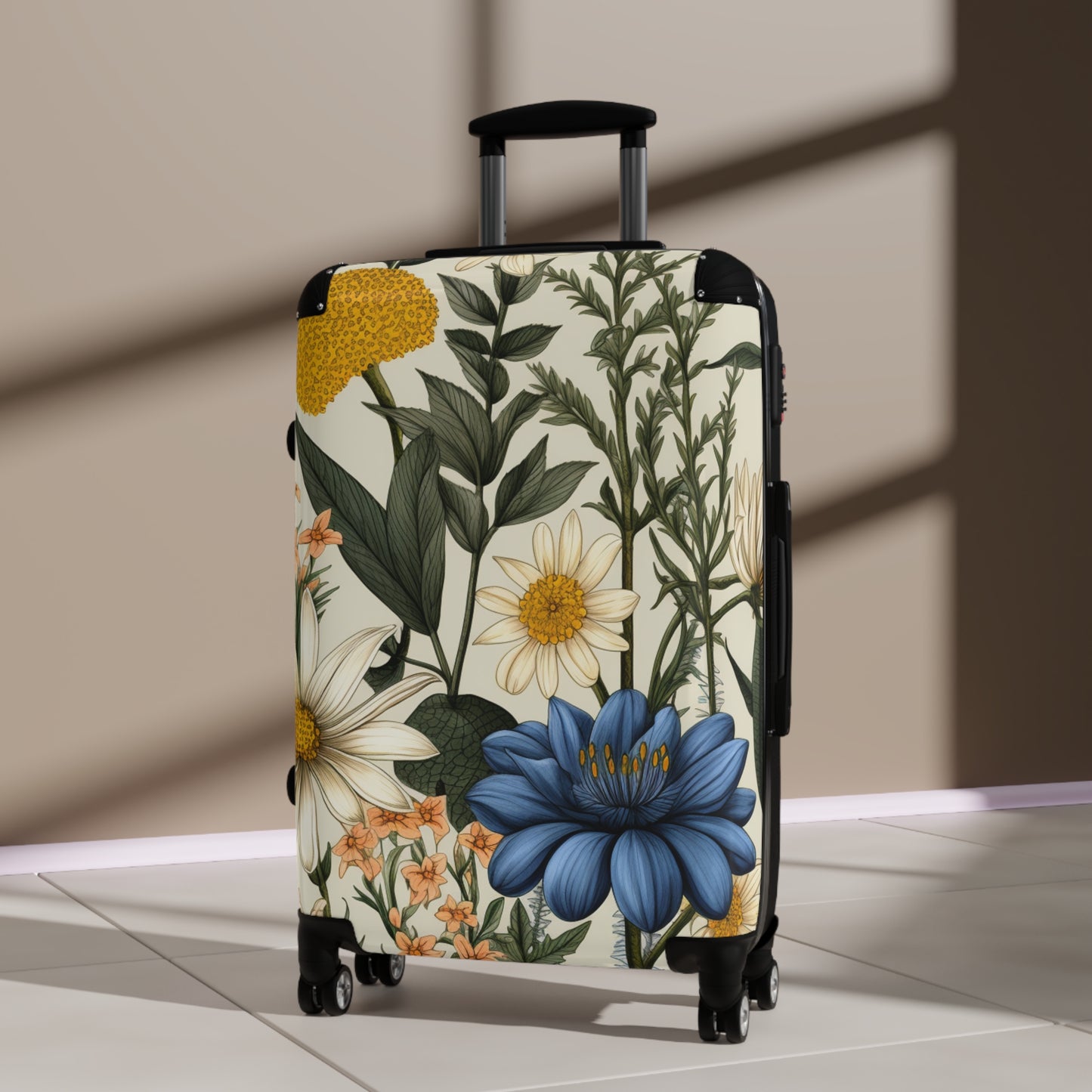 Botanical Illustration Flowers & Plants Design - Suitcase