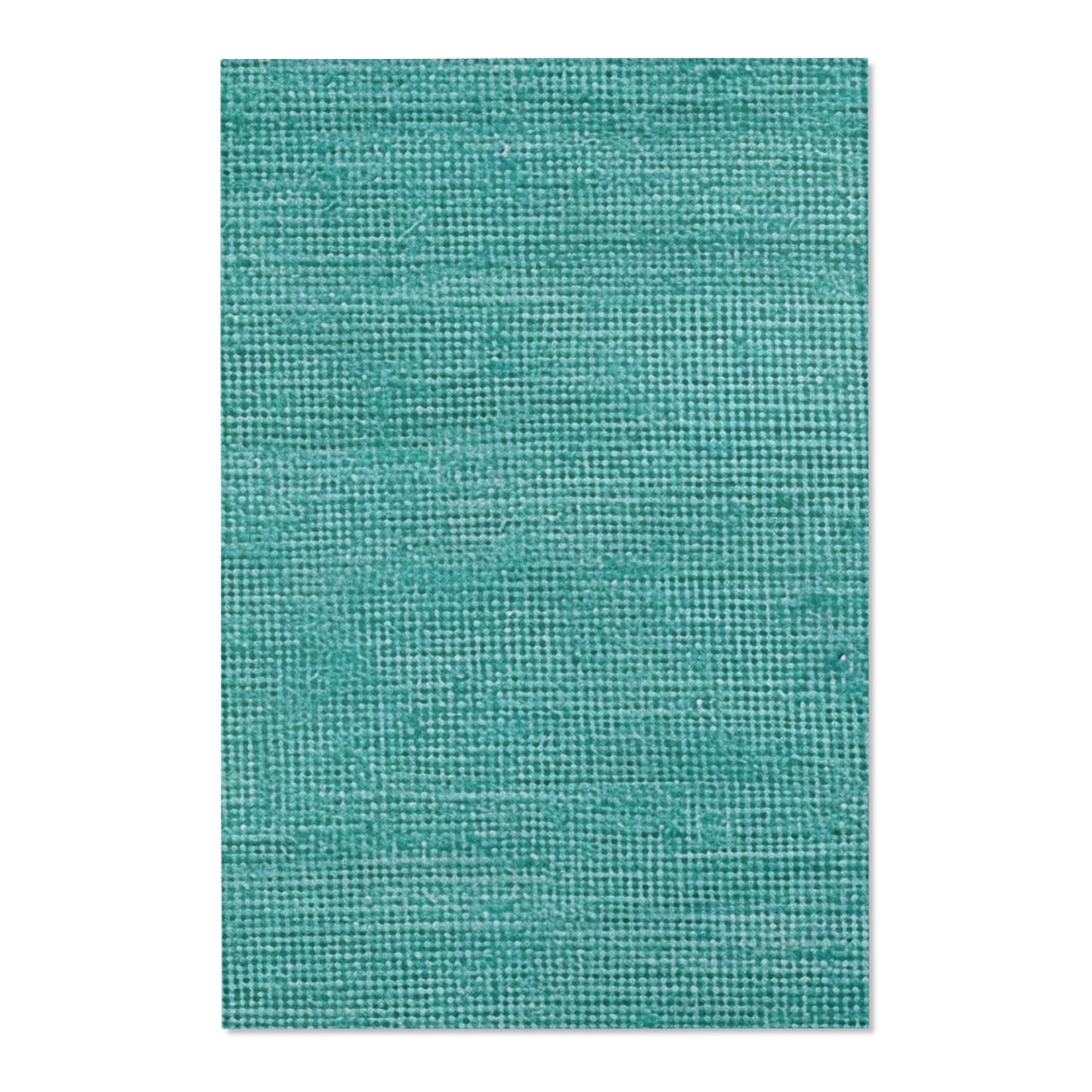 Quality Mint Turquoise Denim Fabric Deisgn, Stylish Material - Area Rugs