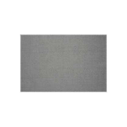 Olive Green Denim-Style: Seamless, Textured Fabric - Outdoor Rug