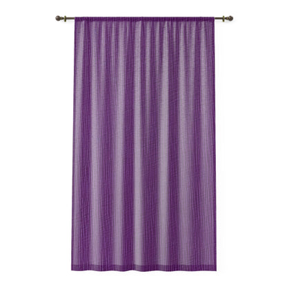 Violet/Plum/Purple: Denim-Inspired Luxurious Fabric - Window Curtain