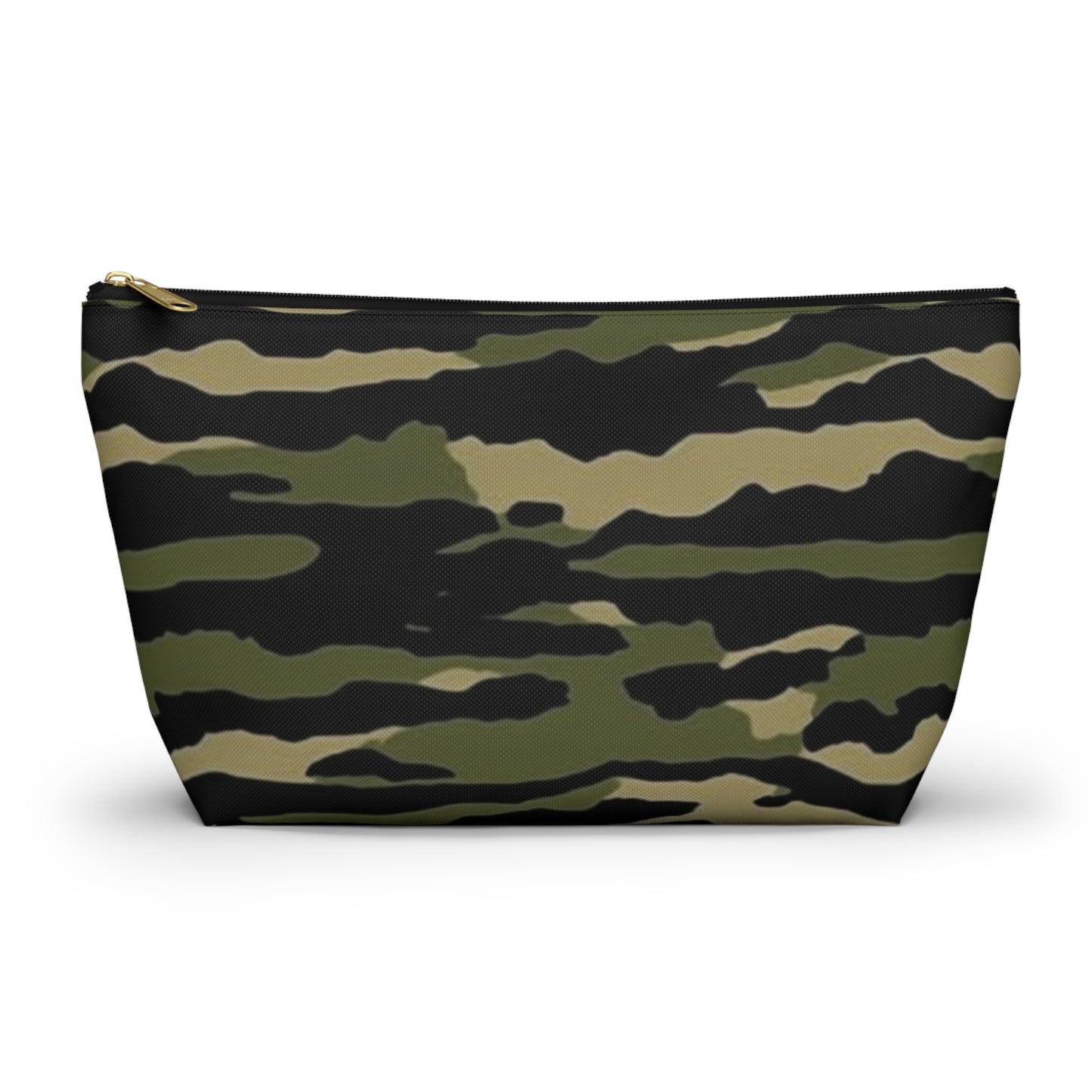 Tiger Stripe Camouflage: Military Style - Accessory Pouch w T-bottom