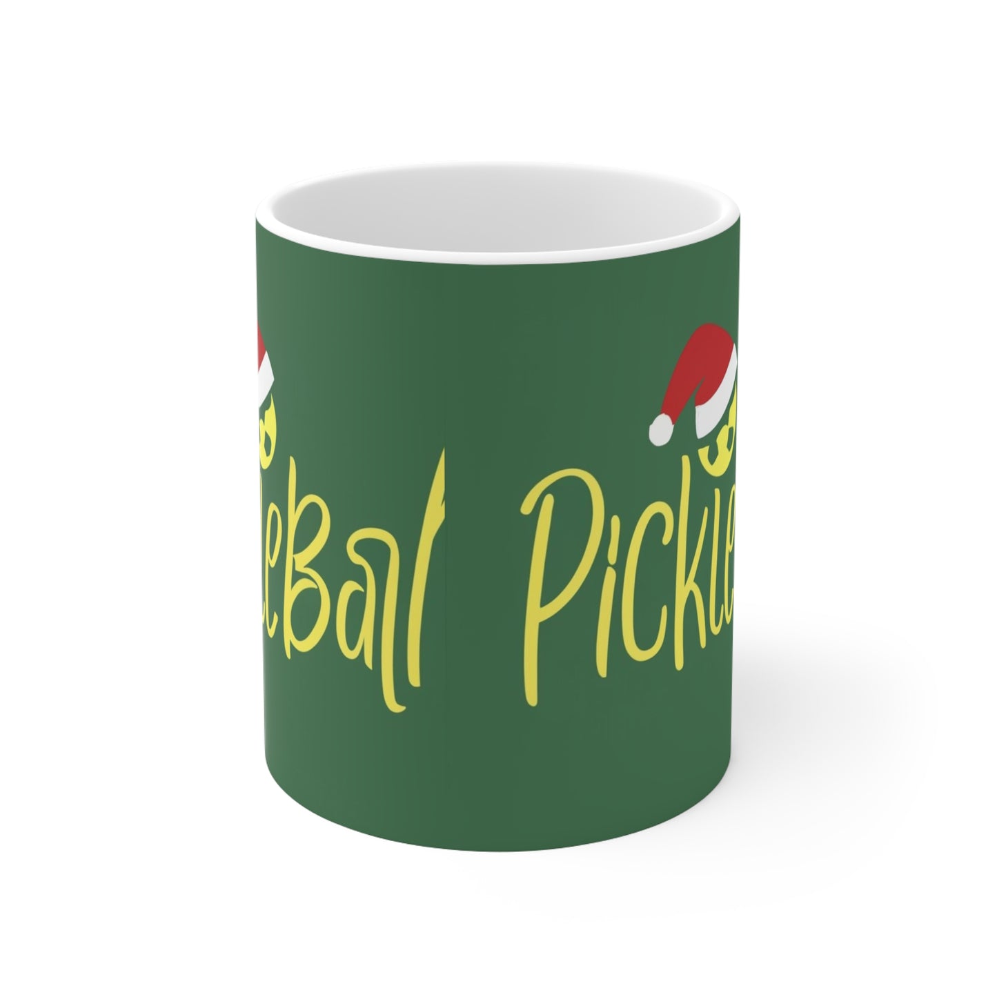 Pickleball Santa Navidad - Taza de cerámica 11oz