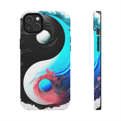 Yin Yang Symbol, Colorful Paint Style - Artistic Decor - Tough Phone Cases