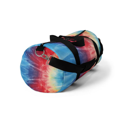 Rainbow Tie-Dye Denim: Espectáculo de diseño de tela multicolor vibrante - Bolsa de lona 