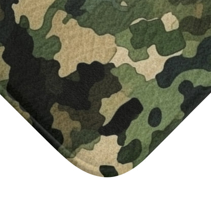 Classic Camo | Camouflage Wrap | Traditional Camo - Bath Mat