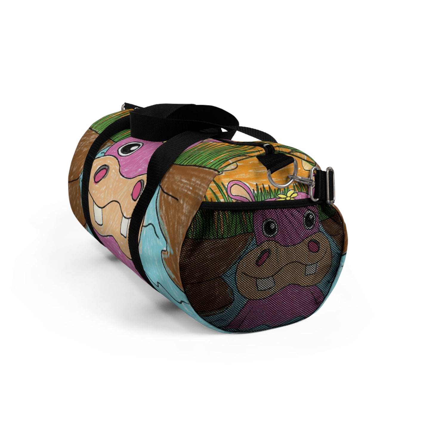 Hippo Hippopotamus Animal Creature Graphic Duffel Bag