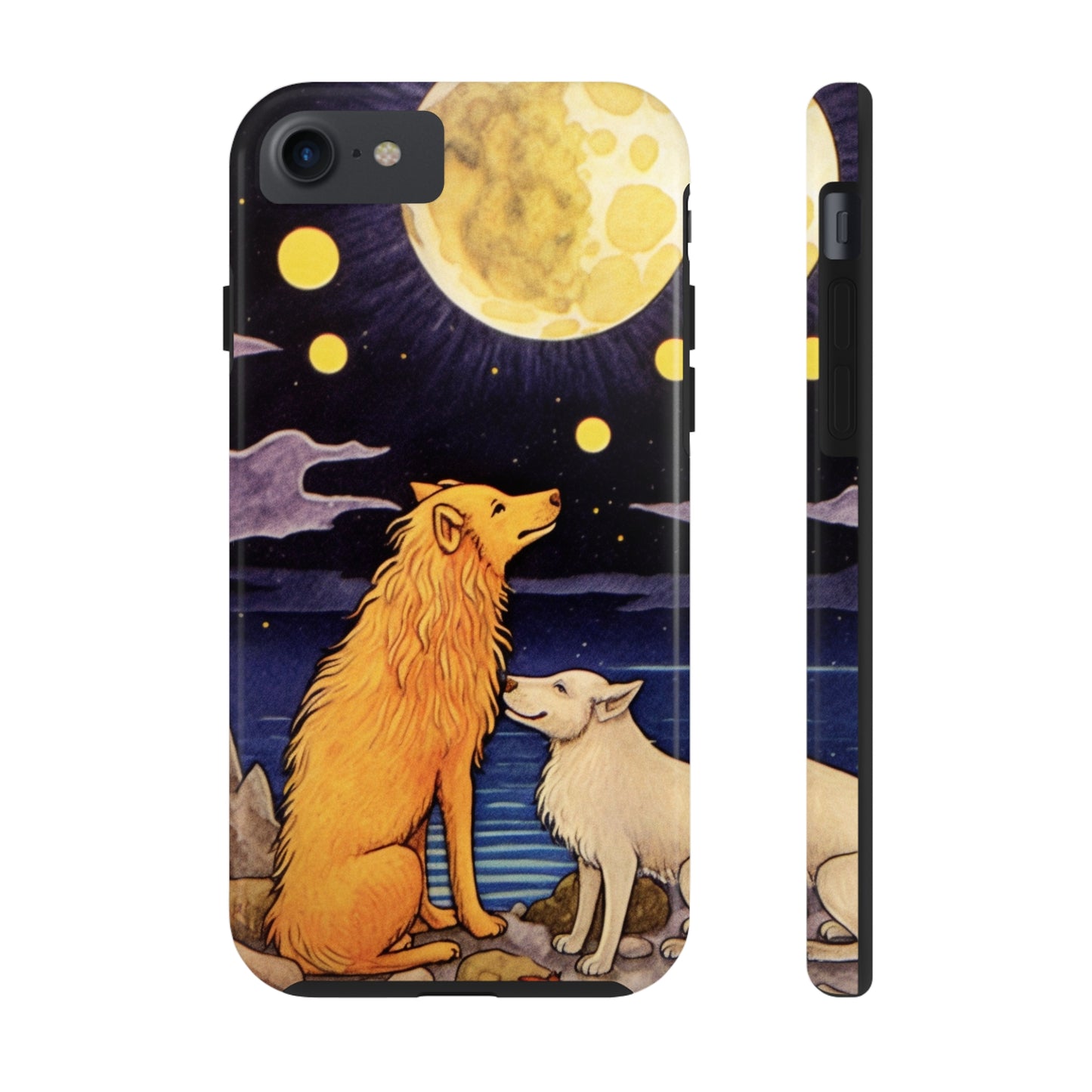 Arte de la carta del Tarot de la Luna - Abraza tu intuición y tus sueños - Fundas resistentes para teléfonos