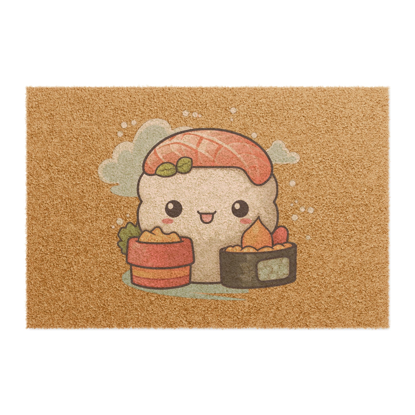 Anime Sushi - Japanese Cute kawaii - Otaku Gift - Door Coir Mat