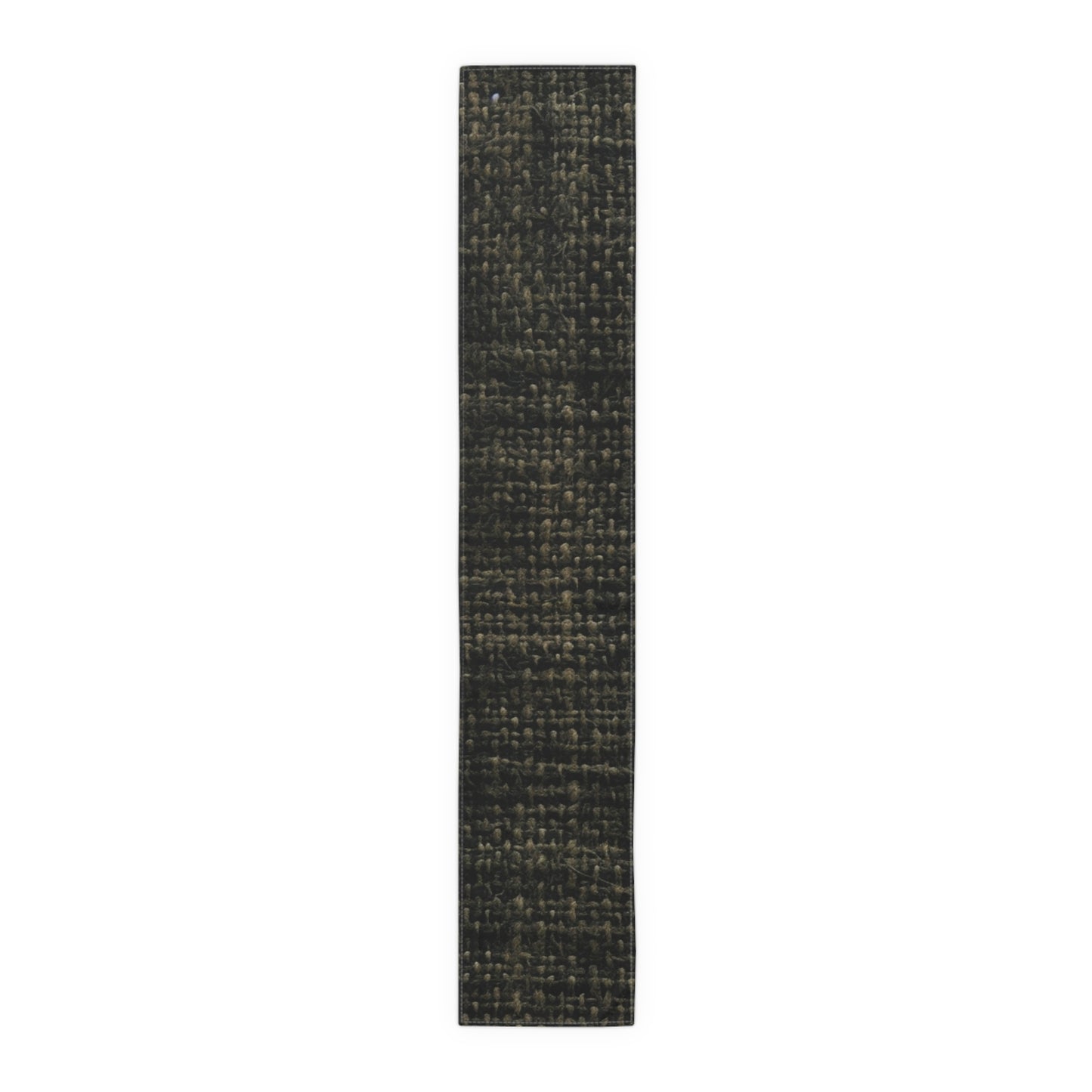 Sophisticated Seamless Texture - Black Denim-Inspired Fabric - Table Runner (Cotton, Poly)