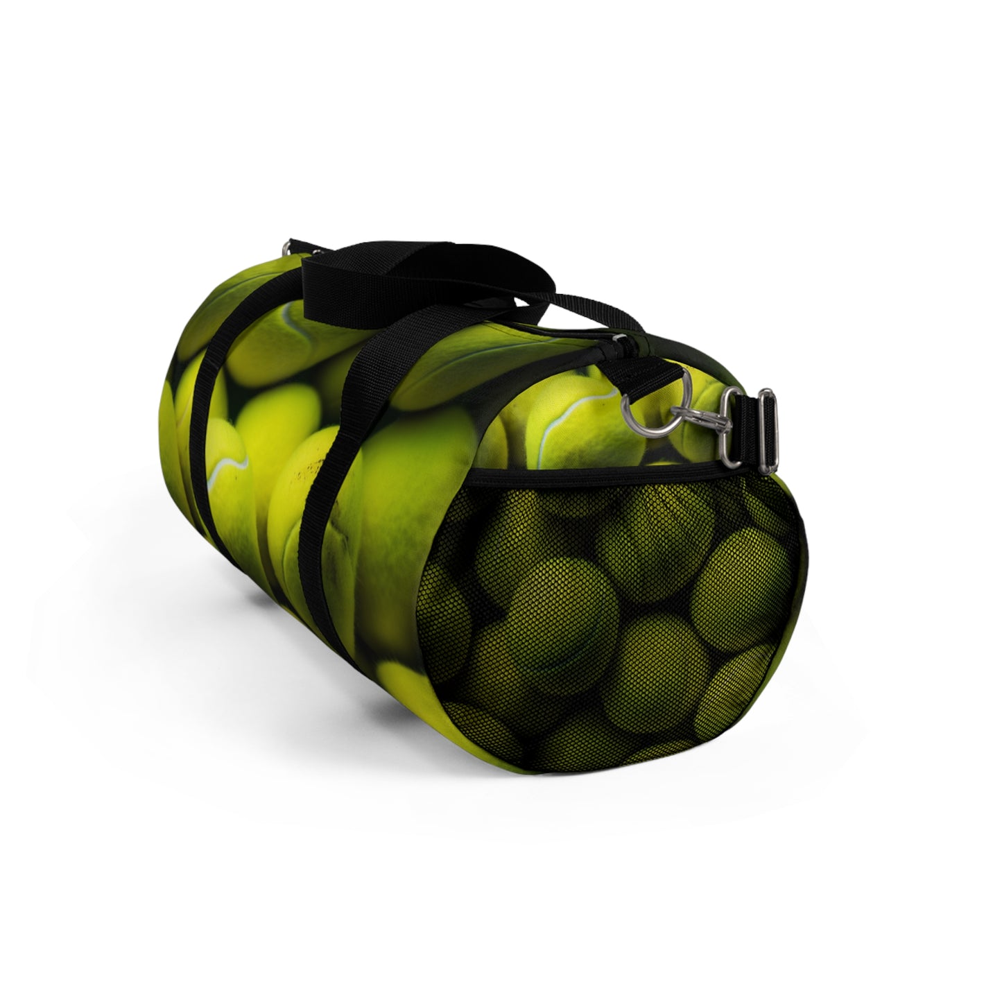 Tennis Ball Sport: Athlete Court Action, Rally & Serve - Duffel Bag