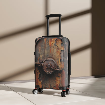 Steampunk Rusted Heavy Metal Door - Suitcase