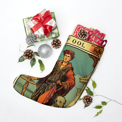 Mystical Tarot - Artistic Depiction of The Fool Card - Christmas Stockings