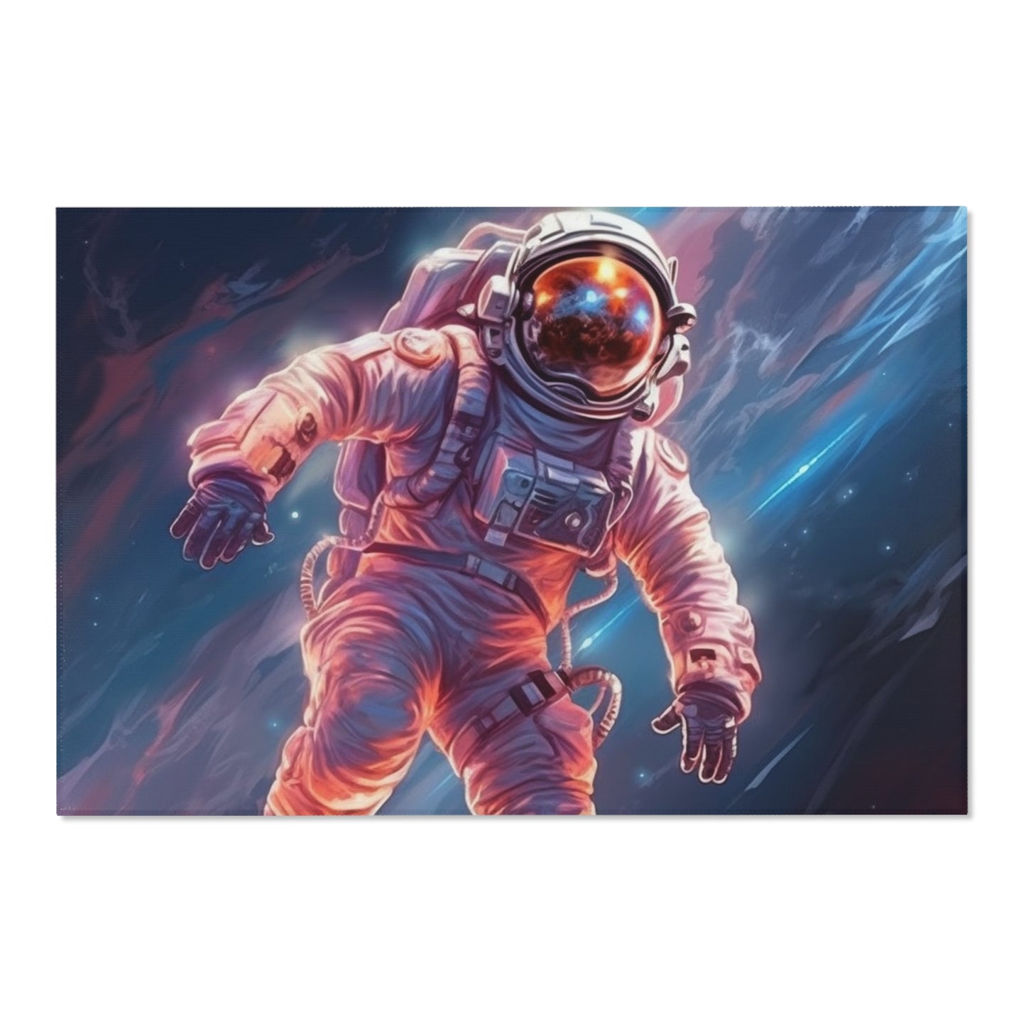 Astronaut Outer Space - Galaxy Starfield Art - Area Rugs