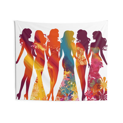 Bride Tribe Bachelorette Bash - Bold & Bright Design - Indoor Wall Tapestries