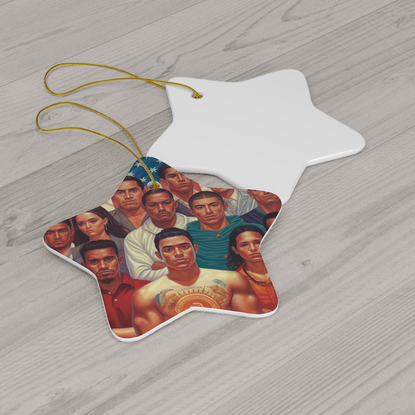 Latino Pride - Hispanic Heritage Month - Latin Roots - Mexican Heritage - Empower Latina - Celebrate Hispanic Unity - Ceramic Ornament, 4 Shapes