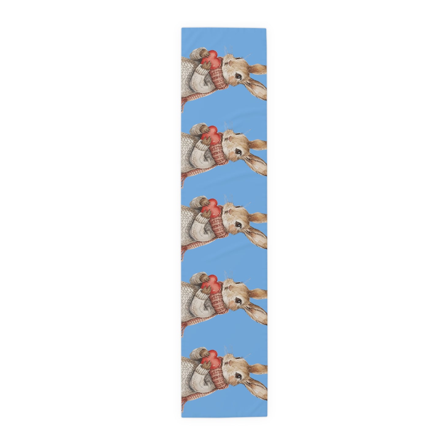 Easter Bunny Heartfelt Rabbit Gift - Table Runner (Cotton, Poly)