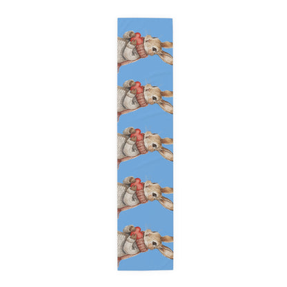 Easter Bunny Heartfelt Rabbit Gift - Table Runner (Cotton, Poly)