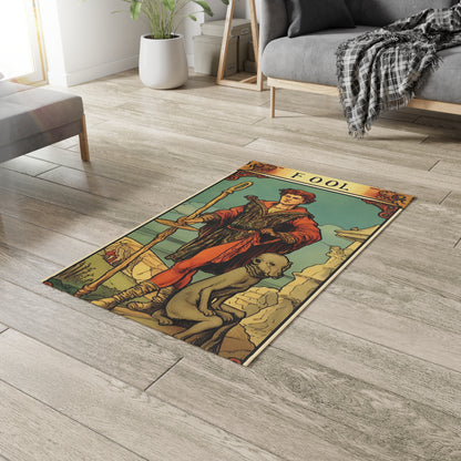 Mystical Tarot - Artistic Depiction of The Fool Card - Dobby Rug