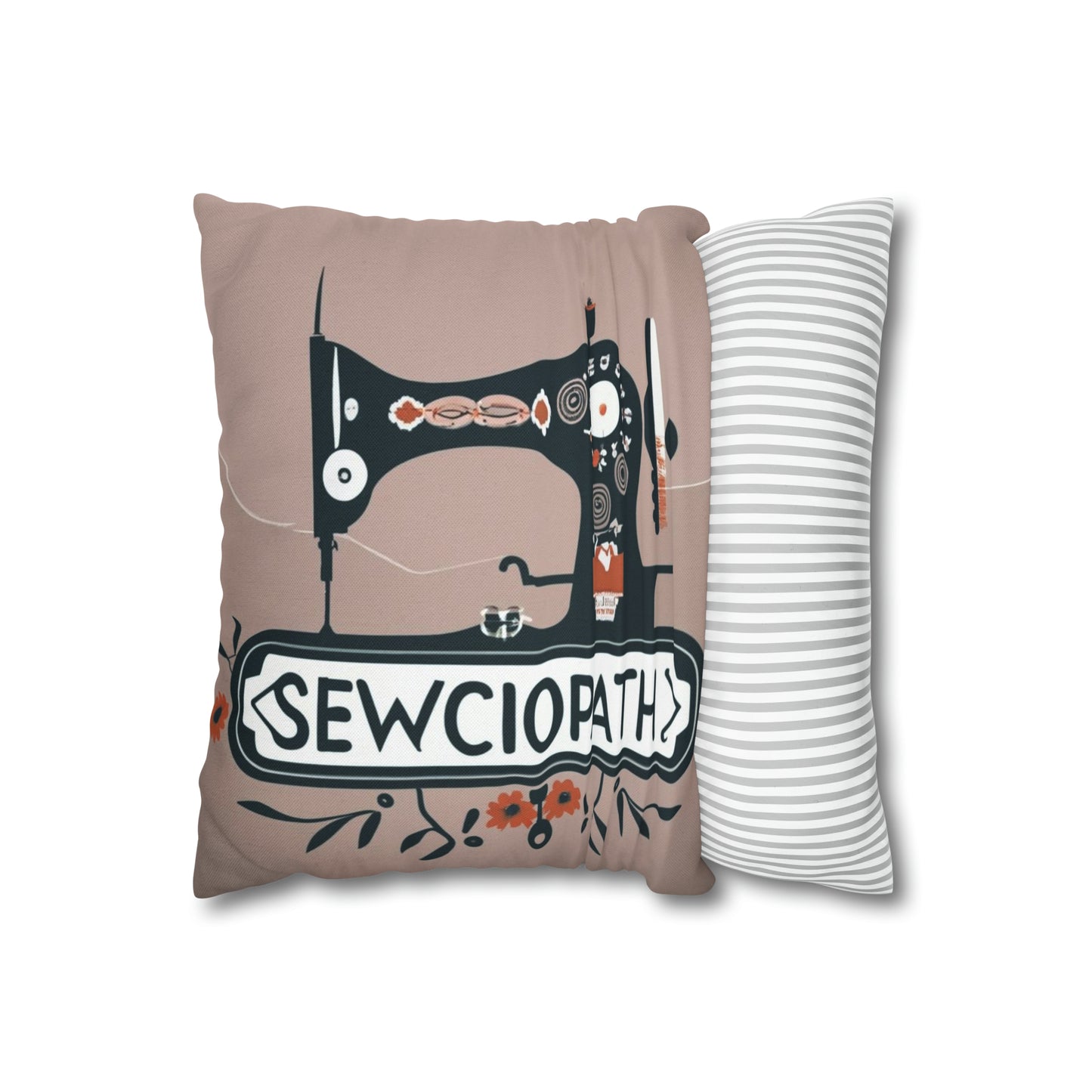 Sewciopath Sewing - Spun Polyester Square Pillow Case