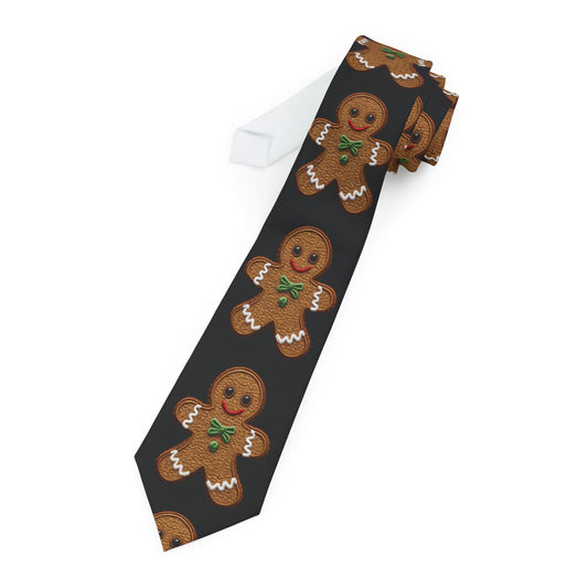 Chenille Gingerbread Cookie: Christmas - Necktie